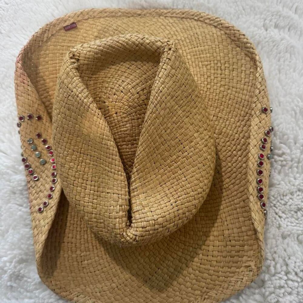 Unbranded Women's Tan and Yellow Hat